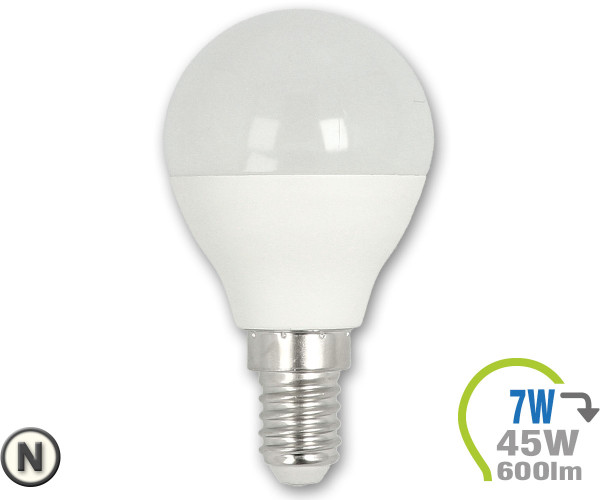 V-TAC E14 LED Lampe 7W Kaltweiß 4000K 600lm (45W)