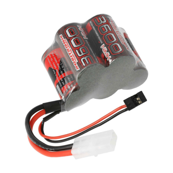 Robitronic NiMH Akku 3600mAh 3+2 Sub-C Empfängerpack 1:5