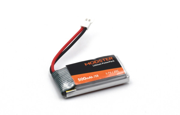Modster Lipo Akku 1S 3,7V 500mAh Switch