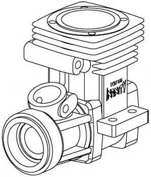 Robitronic .15 Crank Case