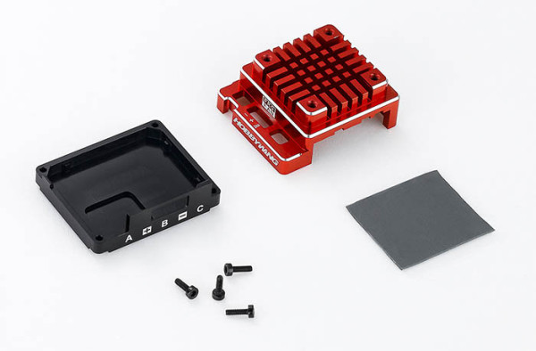 Hobbywing Spare Aluminium Case Set for X120A V3.1 Red