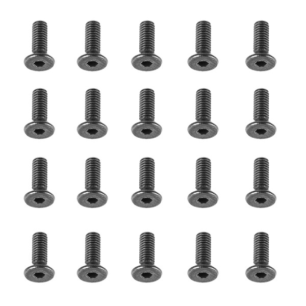 LC Racing Sechskant Senkkopfschraube M2.6x8mm 20 Stück