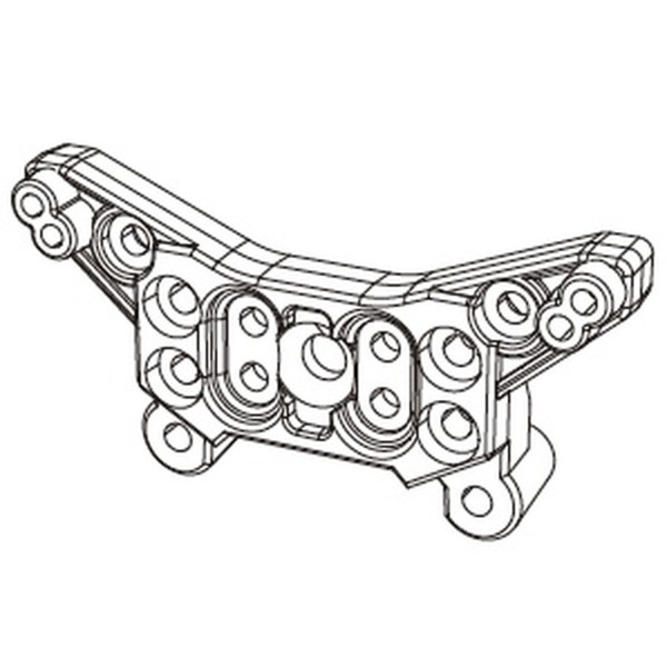 MJX Dämpferbrücke hinten