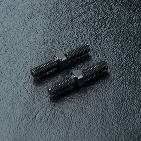 Gewindestange Gewindestange L/R Alu schwarz 3x20mm (2 Stück)