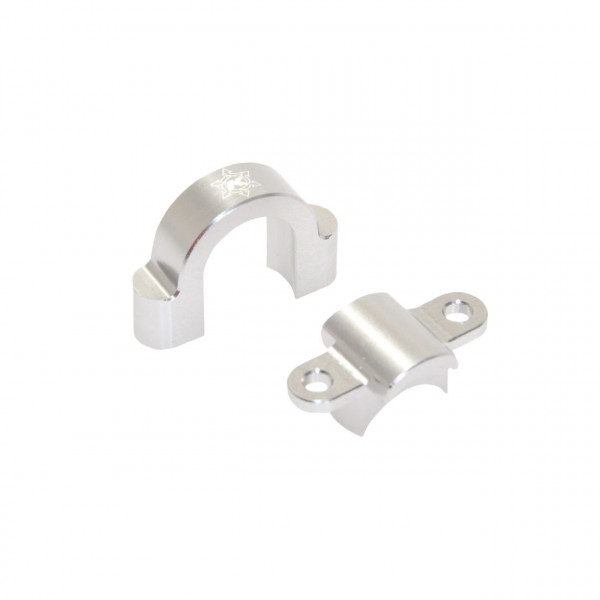 CNC Aluminum Steady Bearing Holder (silver anodized)