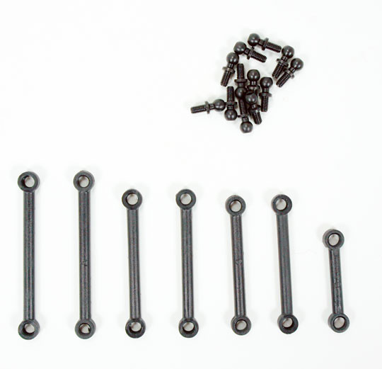 Helion Camber, Steering & Servo Links w. Ball Studs (Animus SC/TR)
