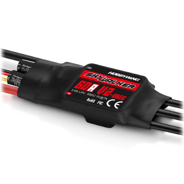 Hobbywing Skywalker V2 60A 3-6s, 7A BEC