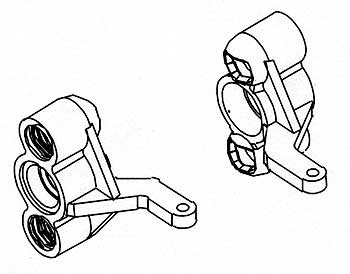 Robitronic Vordere Lenkhebel L/R ETC,NTC