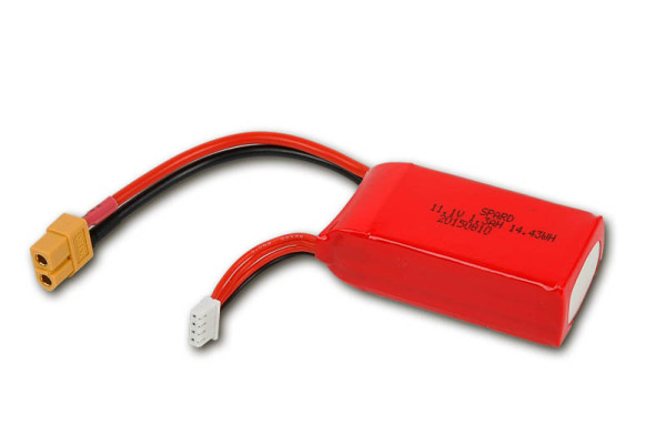 E-Turbine Akku 3S 1300mAh (72x33x24mm) für TB250
