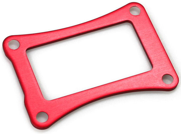 Robitronic Lower power-pod plate 1,5mm red anodized
