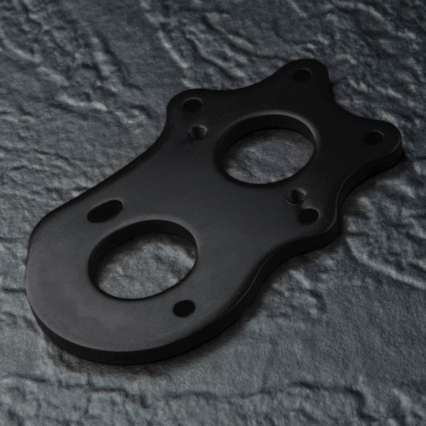 MST-Racing RMX Alum. spur gearbox motor mount (black)