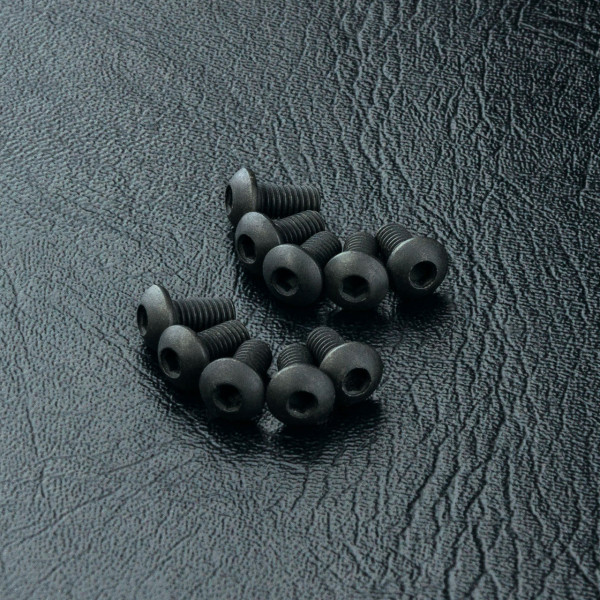 MST-Racing Rundkopfschraube Innensechskant M3x6mm (10 Stück)