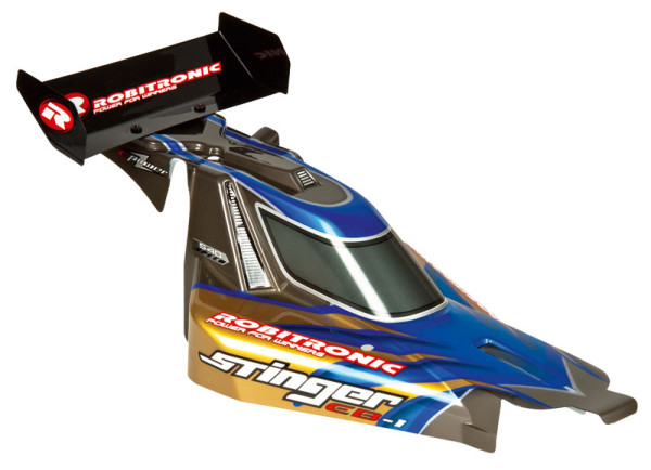 Robitronic EB-1 Car Body - Gold / Blue