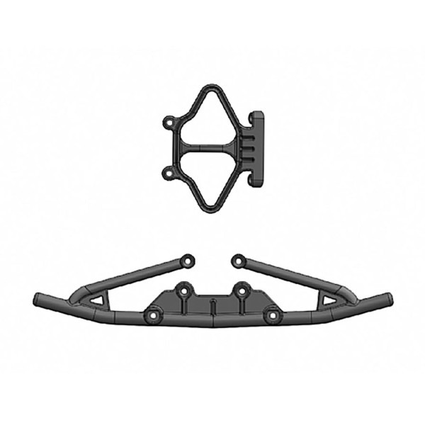 PR Racing SC 201 Front Bumper Set