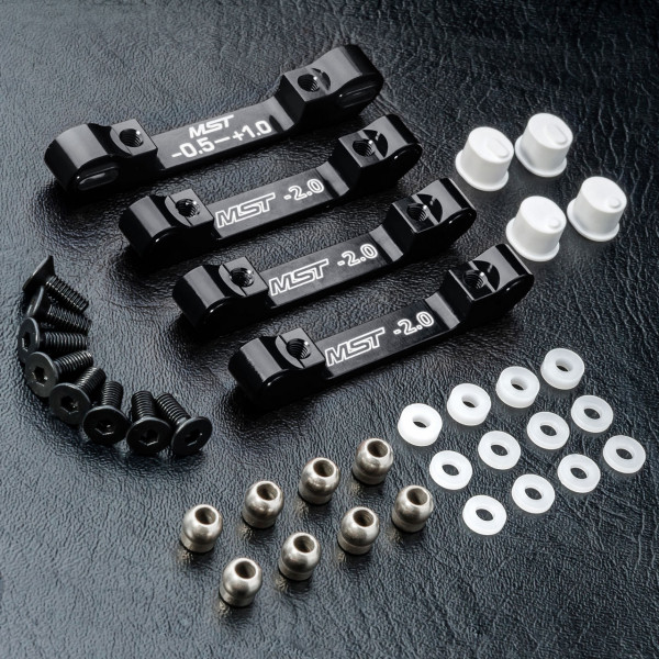 RMX 2.0 S Alum. suspension mount set (black)