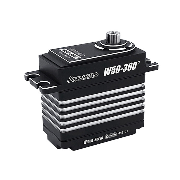 Power HD W50-360° HV CNC Coreless Digital Servo 50.0KG/0.9sec@8.4V