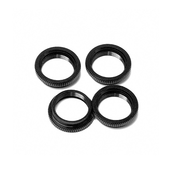 PR Racing Shock Collars (16.3mm) *4pcs (Black)