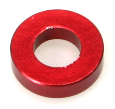 Robitronic T-bar washer red anodized