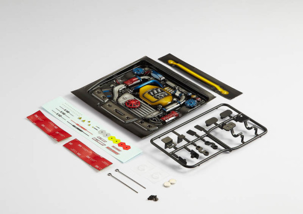 Killerbody Motor Attrappe aus Lexan Type-F lackiert