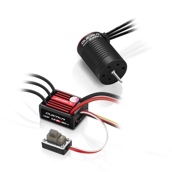 Hobbywing Combo WP16BL30 G2 mit 2435SL-6500kV-G2 Sensorless