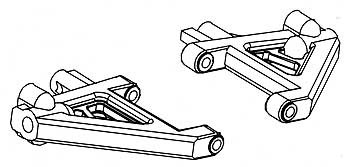Robitronic Front Lower Suspension Arm NTC (2)