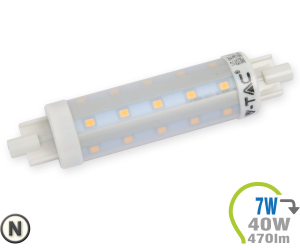V-TAC LED Bulb - 7W R7S Natural White