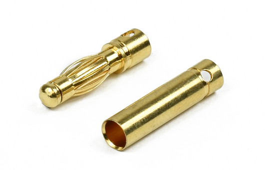 Goldkontaktstecker 4mm