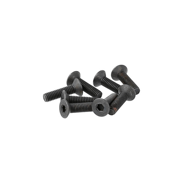 PR Racing Flat Head Screws M3x12mm 8pcs