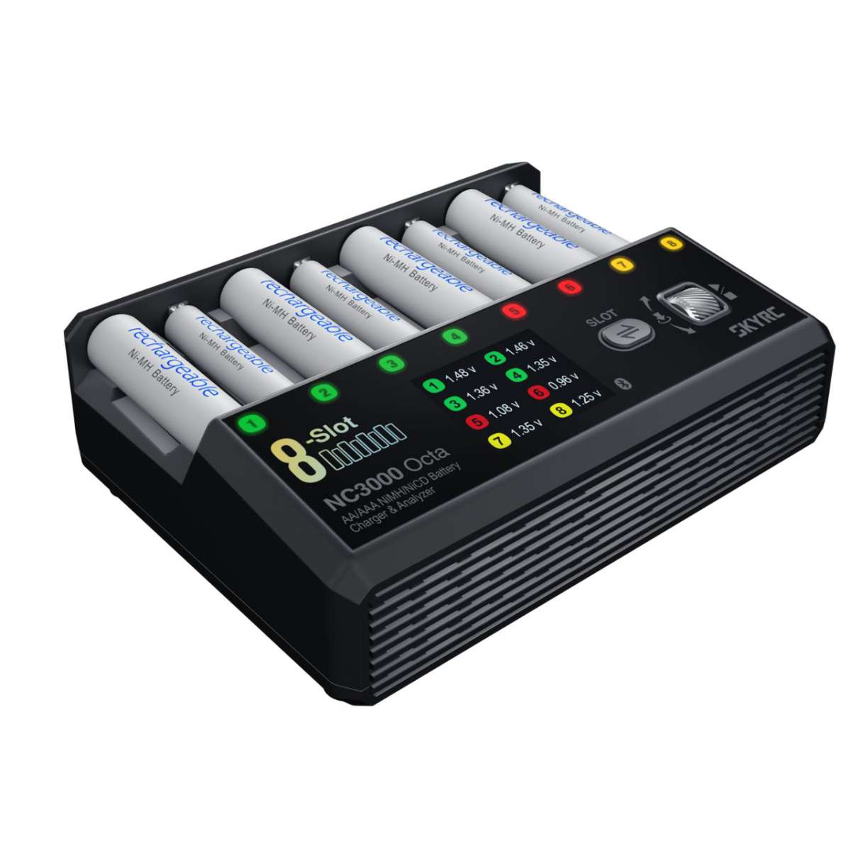 SkyRC NC3000 Octa Ladegerät für 8xAA/AAA DC 3A