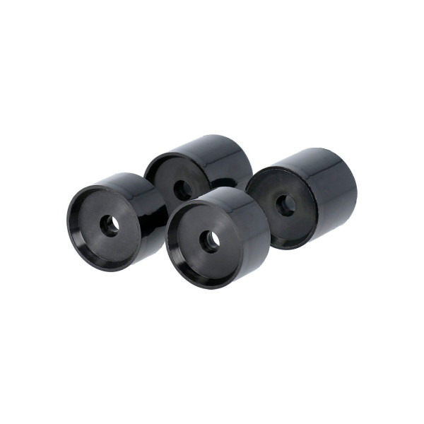 Robitronic Scalpel Felgen Set Vorne und Hinten Schwarz