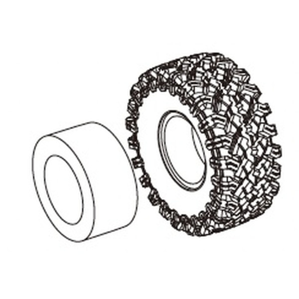 MJX Tire with Inner Foam