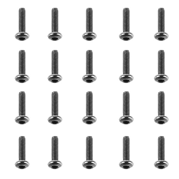 Sechskant Rundkopfschraube M2x8mm 20 Stück