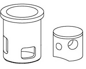 Robitronic .15 Piston & Sleeve Set