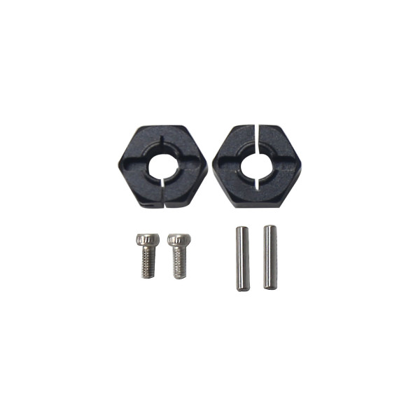Robitronic 6MM Hex. Hub Set(Metal,Black)