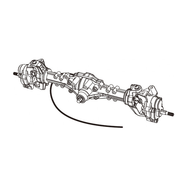 MJX Front Axle Assembly