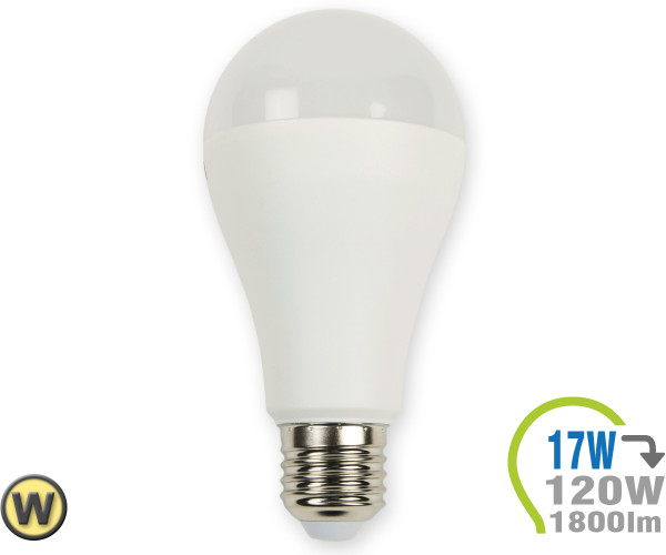 V-TAC E27 LED Lampe 17W A65 Warmweiß