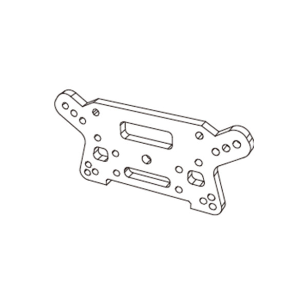 Hintere Stoßdämpferbrücke