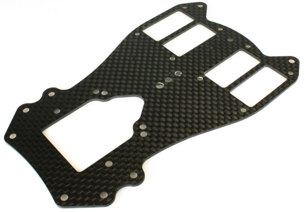 Robitronic Lower chassis-plate Carbon Fiber 1,5mm