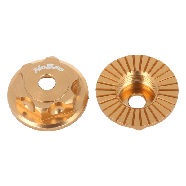 HoBao Dobule Lock Wheel Nuts Gold Dust Proof (2 pcs)