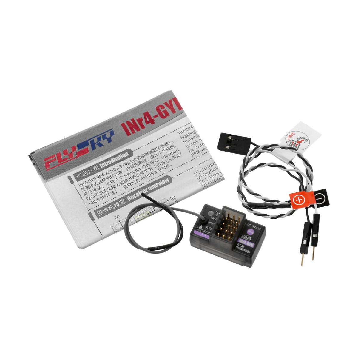 Flysky INR4-GYB AFHDS3 Empfänger 4 Kanal mit Gyro