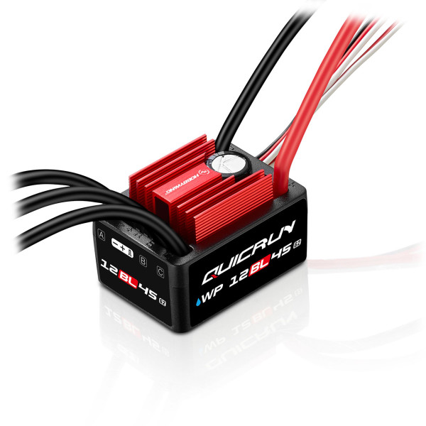 Hobbywing QuicRun WP12BL45 G2 Brushless Regler 45A 2-3s für 1:12