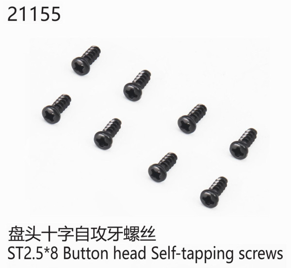 Button Head Taping Screw ST2.5*8