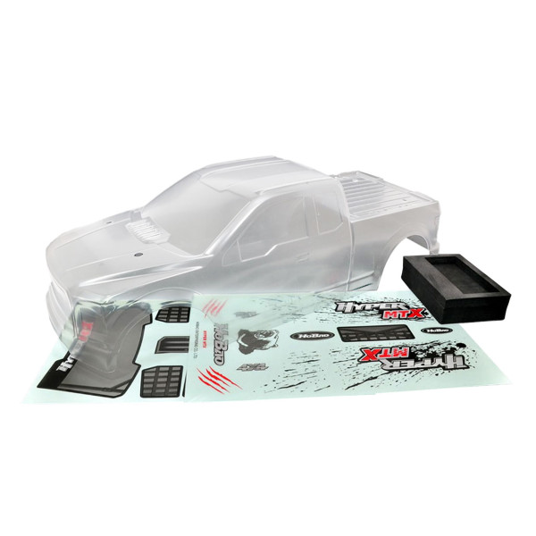 Hobao MTX CLEAR BODY SHELL W/ DECAL