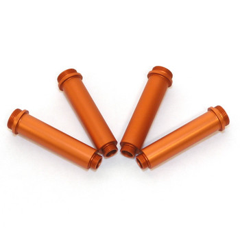 STRC ALUMINUM MACHINED SHOCK BODIES FOR AX10 SHOCKS (4 PCS) ORANG