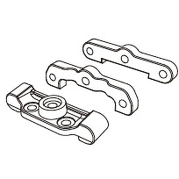 MJX Front and rear wishbone mounts