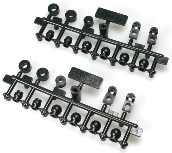 Robitronic Plastikset Kugelköpfe & Buchsen (2 Stück)
