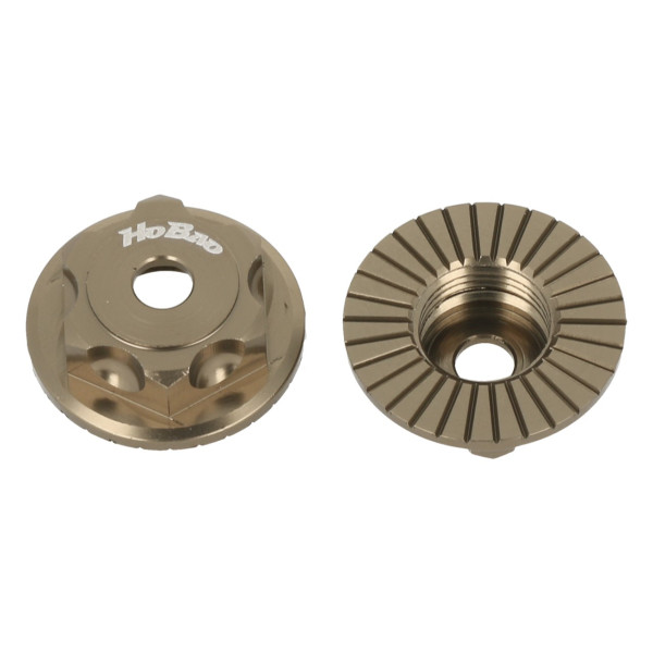 HoBao Radmuttern geschlossen bronze (2 Stk.)