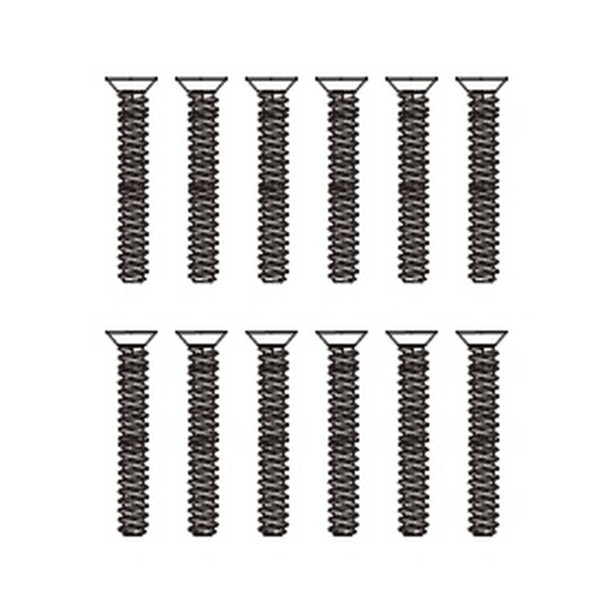 MJX Countersunk head flat tail screws (12PCS)