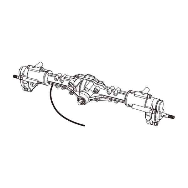 MJX Rear Axle Assembly