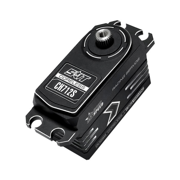 SRT Low Profile Coreless HV CNC aluminium case 11.8kg/0.052sec @